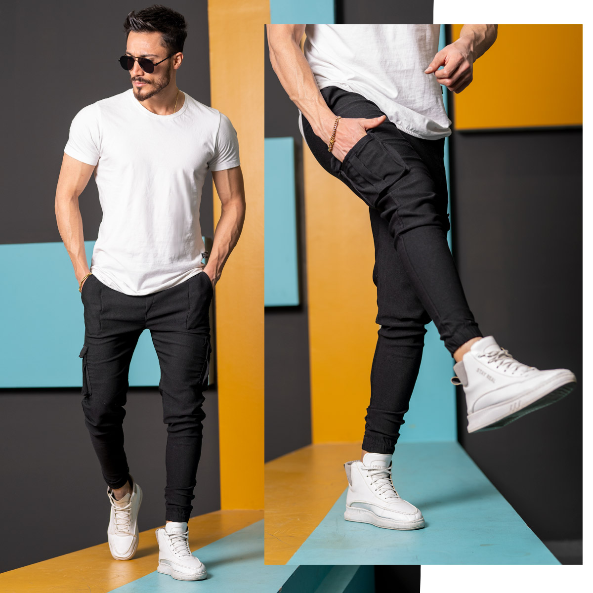 شلوار اسلش arshid مشکی